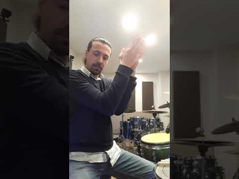 Bateri Çalışması -  Jojo Mayer - Hand Clap - 55 bpm - Drum Lesson