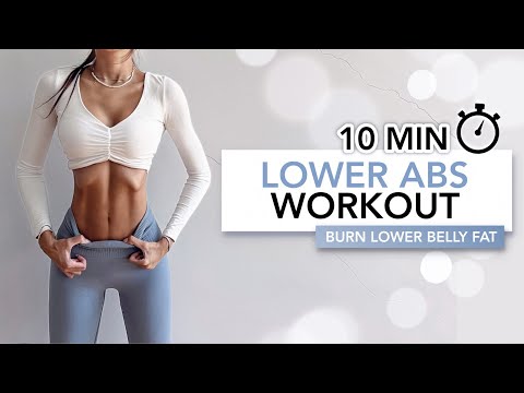 10 MIN LOWER ABS WORKOUT | Burn Stubborn Lower Belly Fat | Eylem Abaci