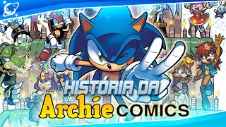 Panorama geral do SONIC da ARCHIE COMICS
