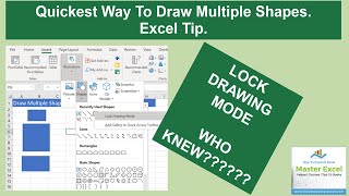Draw Shapes In Excel Quickly