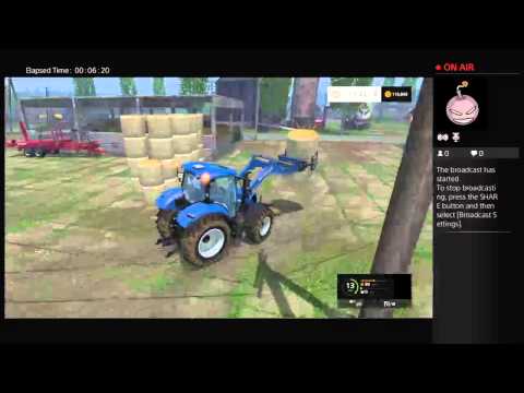 Farming simulator 15 selling bales of straw