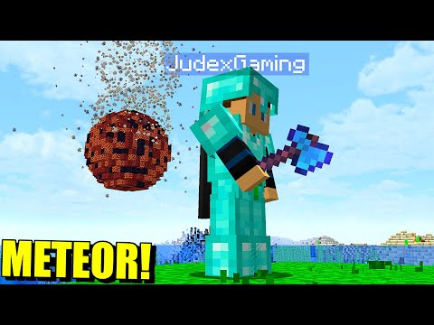 Minecraft, men der spawner en kæmpe Meteor hvert minut!