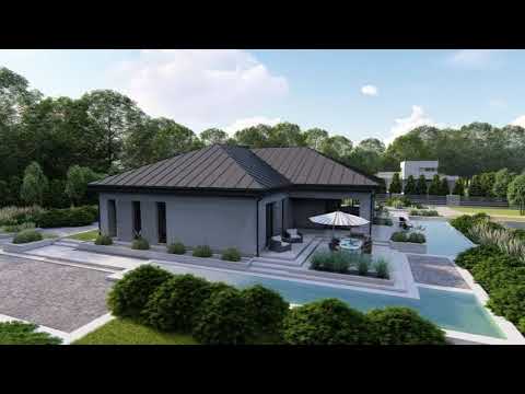 Z471 - Gotowy projekt domu parterowego we współczesnym stylu do 144 m2