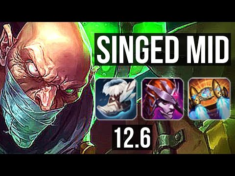 SINGED vs PYKE (MID) | Rank 3 Singed, 12/4/14, 400+ games | NA Grandmaster | 12.6
