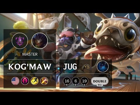 Kog'Maw Jungle vs Nocturne - NA Master Patch 9.6