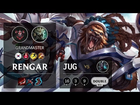 Rengar Jungle vs Ekko - KR Grandmaster Patch 10.10