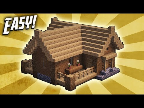 Rizzial - Minecraft: How To Build A Small Survival Starter House Tutorial (#3)