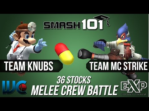Smash 101 July Melee Draft Crew Battle - Team MC Strike vs. Team Knubs