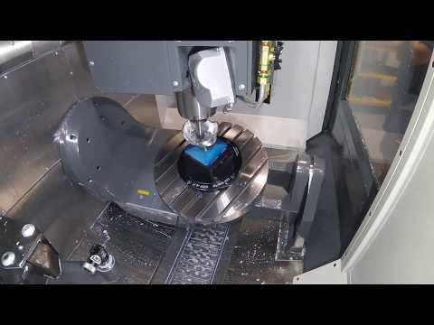 5 axis simultaneous tool path Haas UMC 750 SS