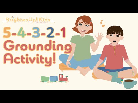 5-Minute Mindful Activity Using The 5-4-3-2-1 Grounding Technique For Kids