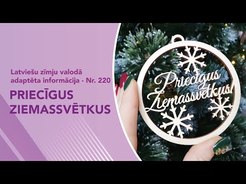 Video ziņas Nr. 220 “Priecīgus Ziemassvētkus”