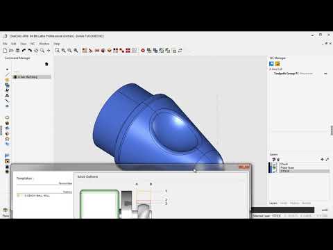 OneCNC - C Axis Full Tool Path