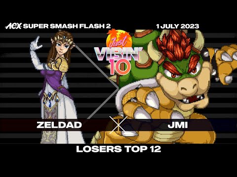 JMi (Bowser) vs Zeldad (Zelda) - Losers Top 12 - Just Vibin' 10