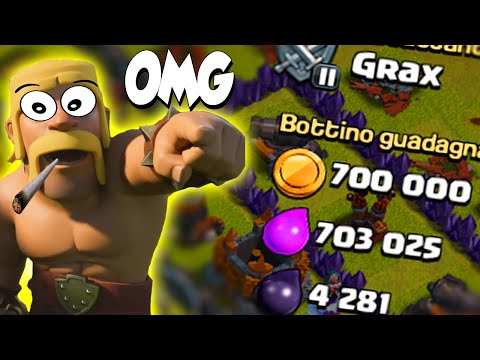 HO RUBATO 1,4 MILIONI DI RISORSE | BOTTINI ASSURDI | Clash of Clans ITA
