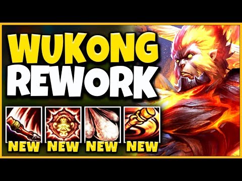 *NEW REWORK* WUKONG IS NO LONGER A BRUISER (CRAZY NEW SPELL) - League of Legends