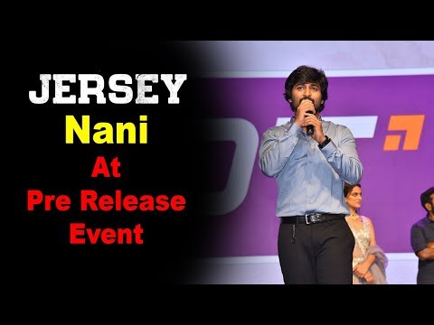 Nani at Jersey Movie Pre Release Event
