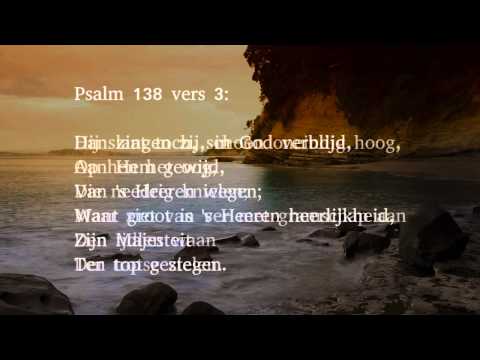 Psalm 138 vers 1, 2, 3 en 4 - 'k Zal met mijn ganse hart Uw eer