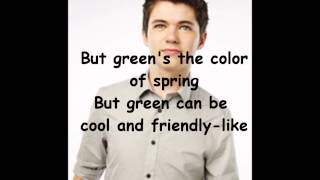 Glee Bein&#39; green- Rory (Lyrics)