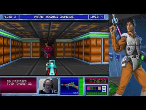 Blake Stone - 100% walkthrough - mission 1, floor 03 (edited)