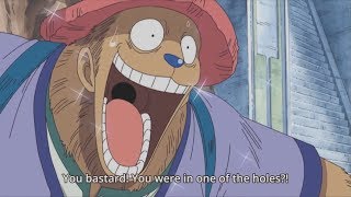 Chopper got amazed after seeing usopp uses 5 ton h