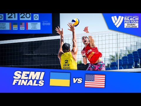 Popov/ Reznik vs. Webber/ Cory - Semi Final Highlights Dubai 2022 #BeachProTour