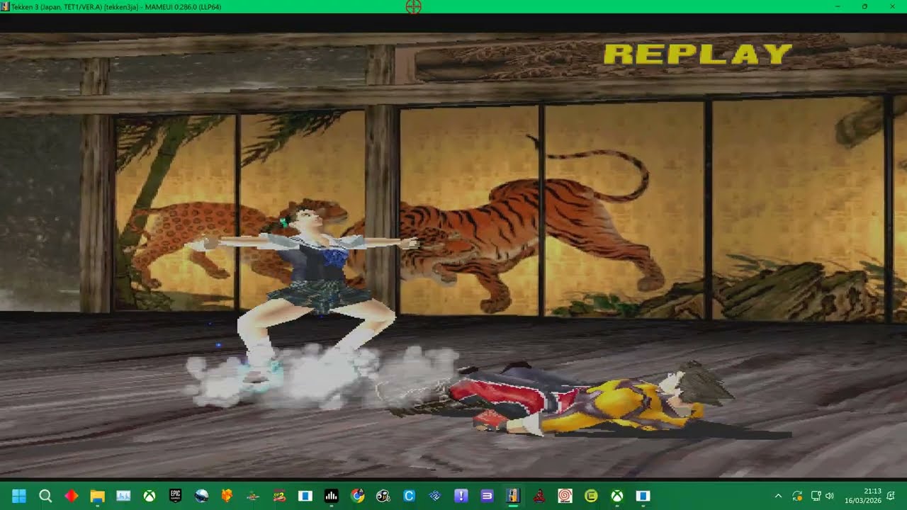 TEKKEN 3 THE ARCADE - MAME 286  - XIAOYU WITH JACK 3 MOVESET= HILARIOUS BUGS - 4K UK ARCADES 2026