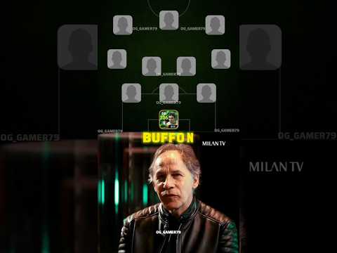 Franco Baresi Picked His Ultimate Dream XI 😱🔥 #efootball2024 #efootball2023