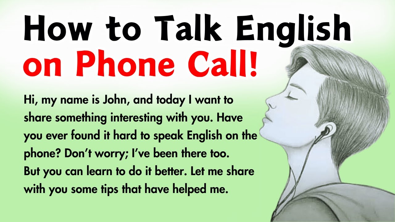 How to talk in English on Phone call || English Stories For Listening || Learn English