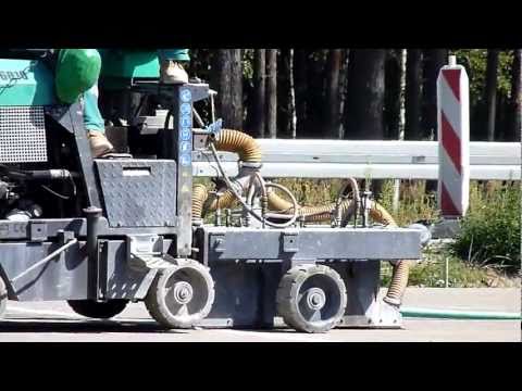 Nacinanie dylatacji _ A2 Świecko - Nowy Tomyśl