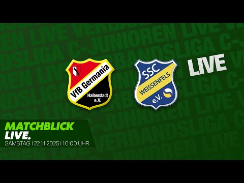 Live: Verbandsliga VfB Germania Halberstadt - SSC Weissenfels I C-Junioren