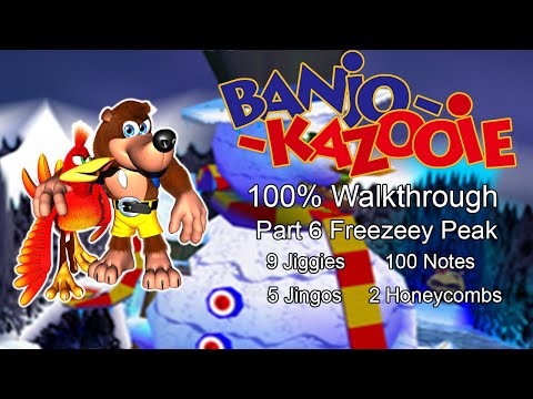Banjo Kazooie 100% Walkthrough - Part 6 - Freezeey Peak