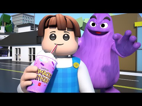 ROBLOX Brookhaven 🏡RP - FUNNY MOMENTS: Roblox Horror Grimace Shake | Roblox Jack