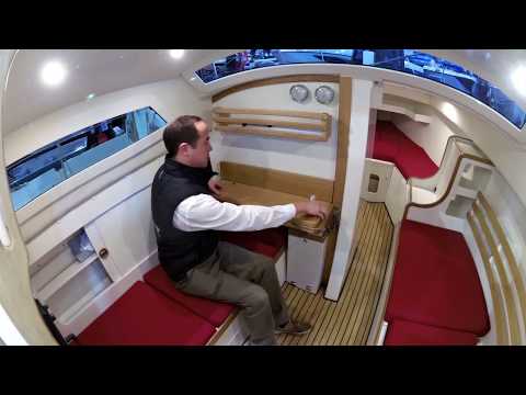 Inside the BayCruiser 26 from Swallow Yachts