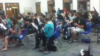 Stillwater jr. high school band preforms 