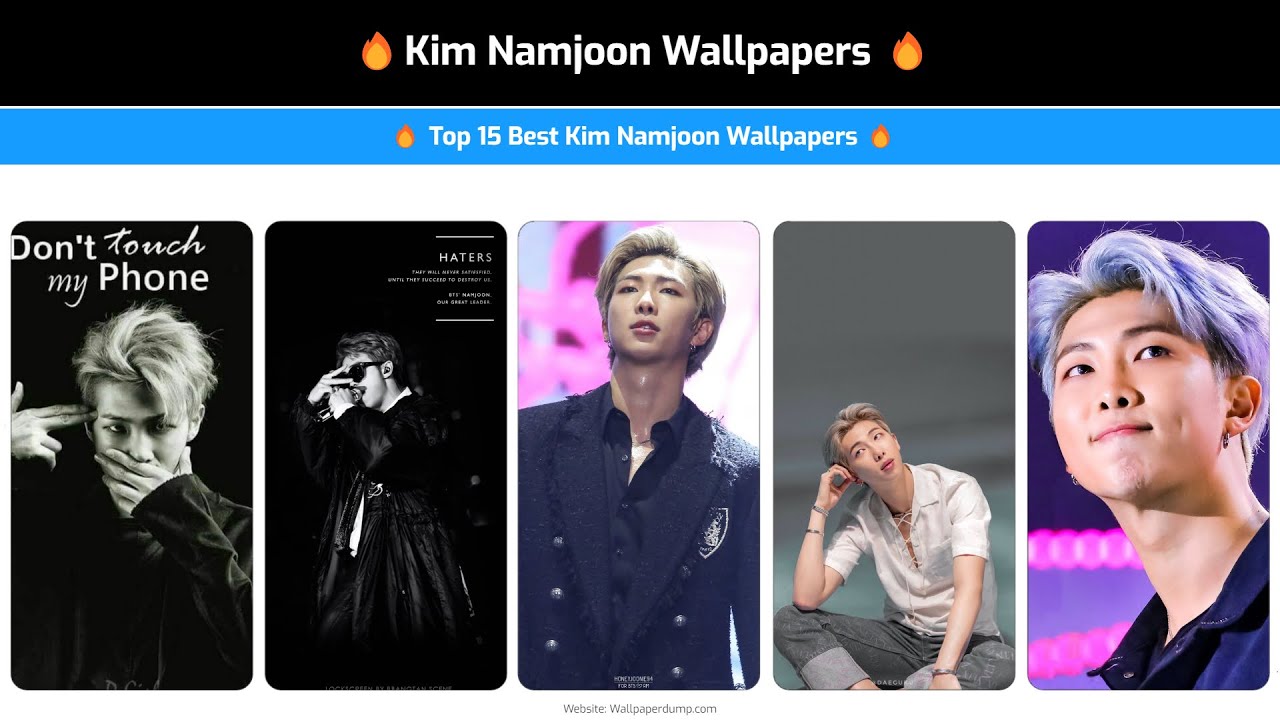 Kim Namjoon Wallpapers | Top 15 4k Kim Namjoon Wallpaper For Your Smartphone