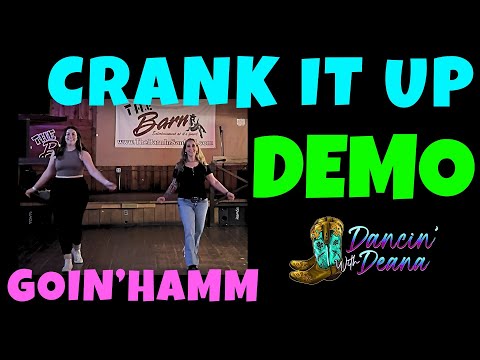 CRANK IT UP (goin hamm) 📻 🥤Line Dance Demo w/ Music