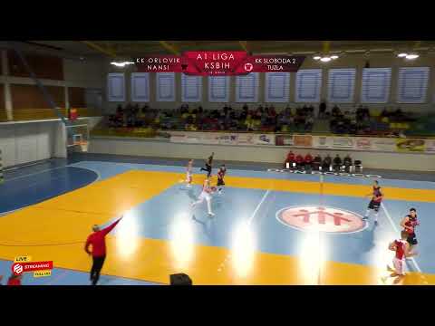 KK ORLOVIK NANSI - KK SLOBODA 2 TUZLA - A1 Liga KSBIH 13. Kolo