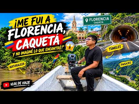 ¡Me fui a Florencia, Caquetá y no imaginé lo que encontré! 😱🇨🇴 | Vlog de viaje