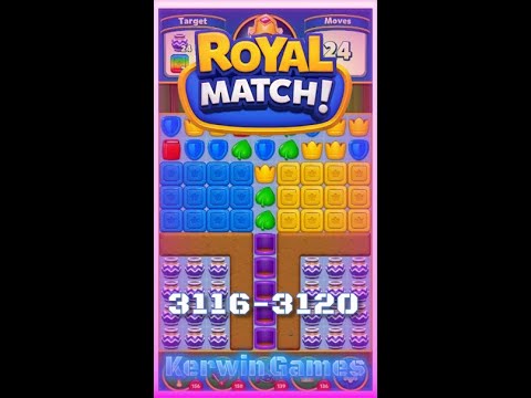 Royal Match Level 3116 3117 3118 3119 3120 - No Boosters Gameplay
