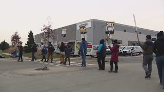 'People over profit': Workers at 7 Amazon facilities go on strike, including facility in Skokie