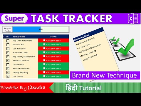 How to Create a Smart To Do List in Excel Hindi