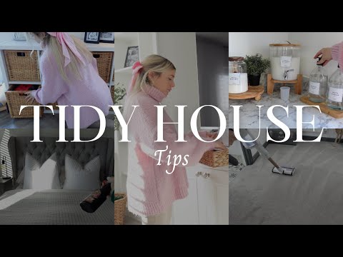 TIPS FOR A CLEAN & TIDY HOME | 7 EASY HABITS TO KEEP YOUR HOUSE TIDY & ORGANISED FOR 2024