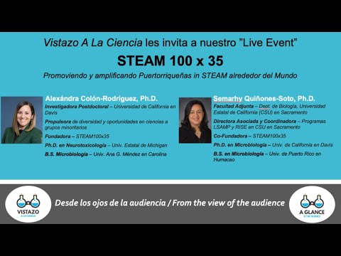 STEAM 100 x 35: promoviendo y amplificando Puertorriqueñas científicas alrededor del mundo