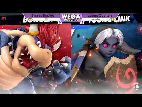 WU12 - Losers Quarters - Xtra (Bowser) vs Nanaba (Peach, Young Link)