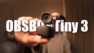 5 Reasons to Buy The NEW OBSBOT Tiny 3: AI-Powered Spatial Audio 4K PTZ Webcam