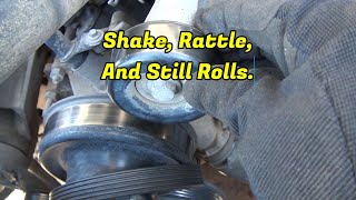 Mustang 3.9l V6 Drive Belt, Idler Pulley, Tensioner Pulley, Replace