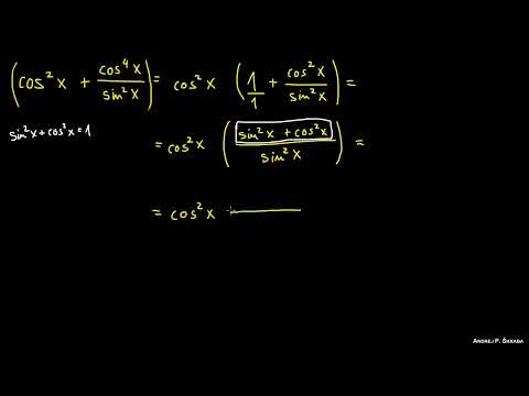 Vereinfachung der Ausdrücke von Winkelfunktionen 2