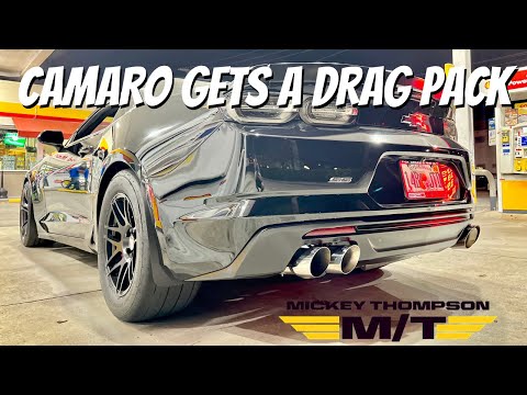 CAMARO SS GETS A SET OF MICKEY THOMPSON ET STREET R TIRES | CHANNEL UPDATE