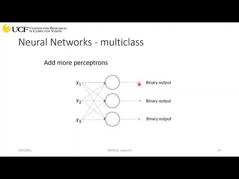 CAP5415 Lecture 8 [Introduction to Neural Networks - Part II] - Fall2021
