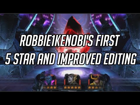 Marvel Contest of Champions - Robbie1Kenobi's First 5 Star and Improved Video Editing